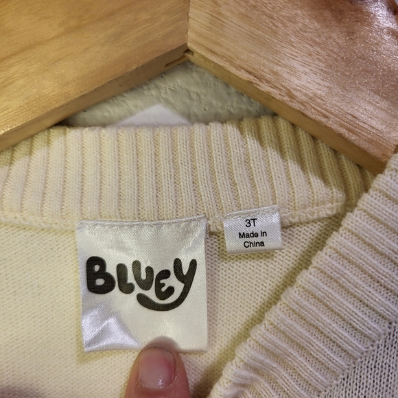 Bluey Holiday Sweater long sleeve cozy - Picture 4 of 6